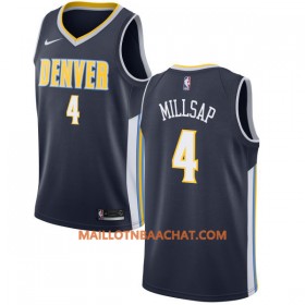 Maillot NBA Denver Nuggets Paul Millsap 4 Nike 2017-18 Navy Swingman - Homme